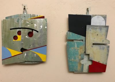 Rob Lombardo - Masks alum 11' x 10'